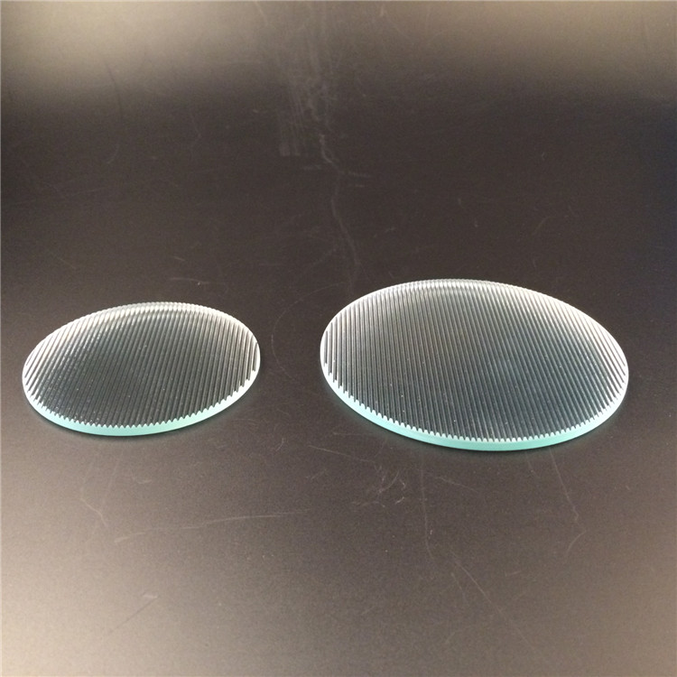 1-6mm tempered light glass lens round glass light cover