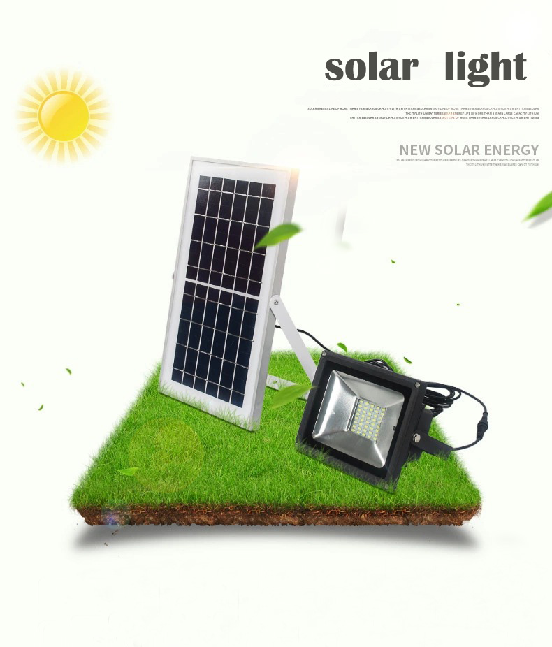 Outdoor Aluminum Bright Flood Security Solar LED Garden Gate Light for Deck Yard Gutter