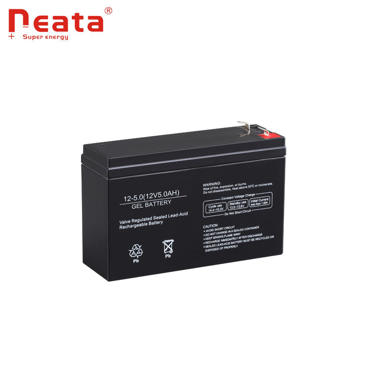 12V5.0AH maintenance free for electric bike gate open battery