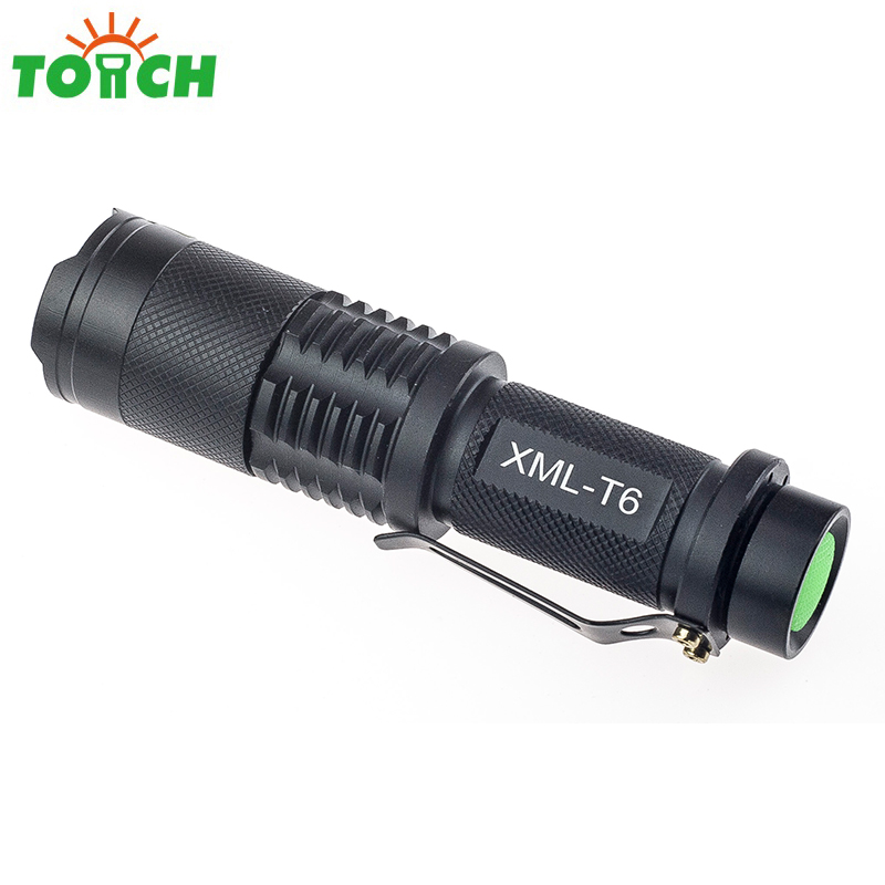 AlIExpress hot selling high quality Aluminum Rechargeable 2000 lumens zoom led flashlight