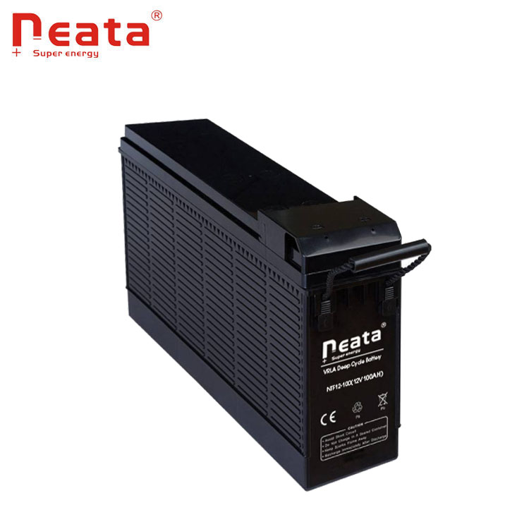 12V front terminal lead acid solar battery 100Ah for inverter/telecom