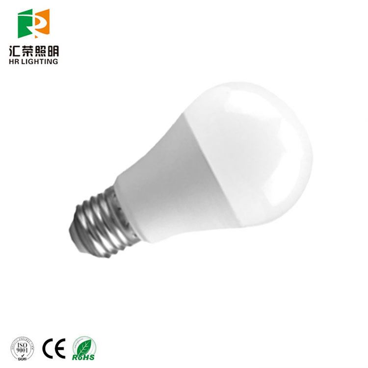 CE RoHs E27 B22 plastic cover lamp light led bulbs 7w