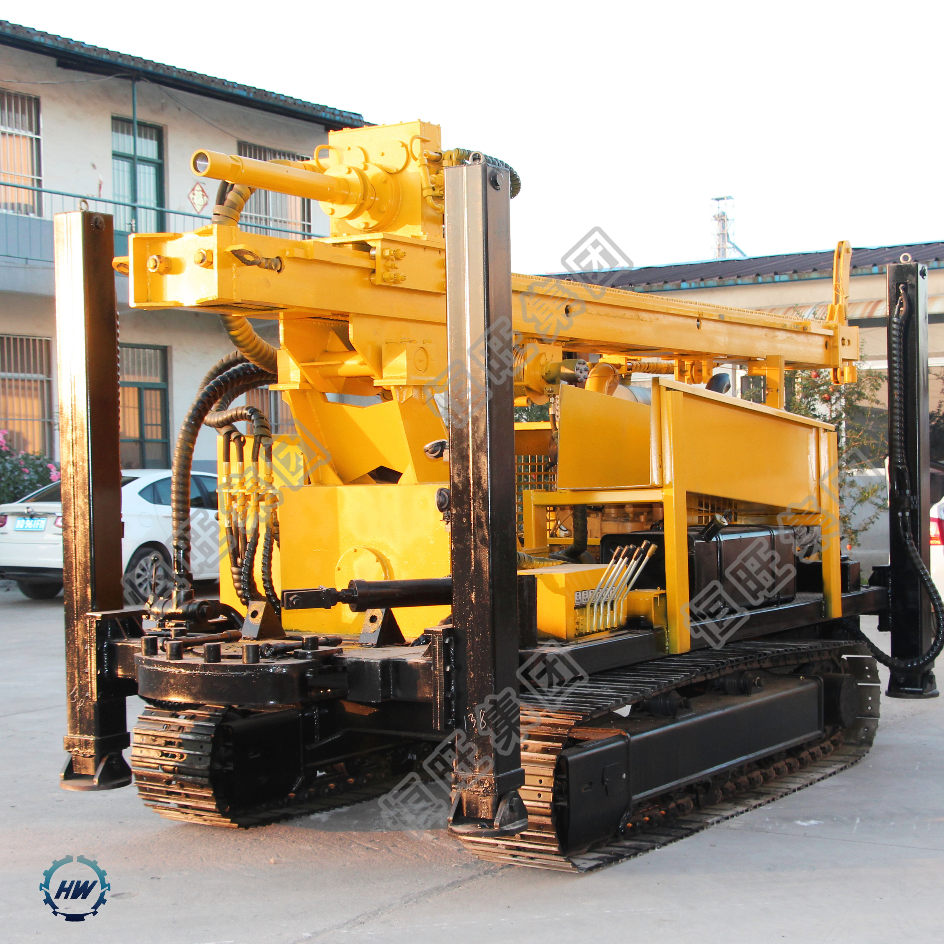 500M Rock mine  drilling rig DTH water well drilling rig