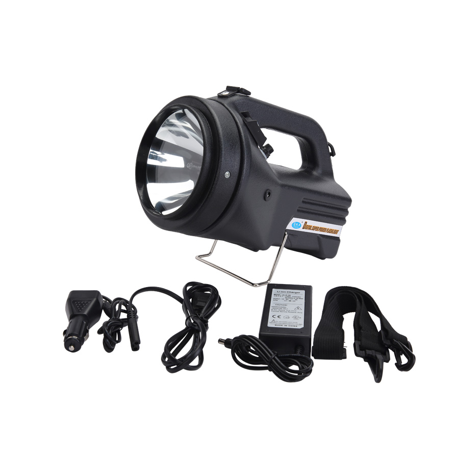 portable rechargeable high power searchlight