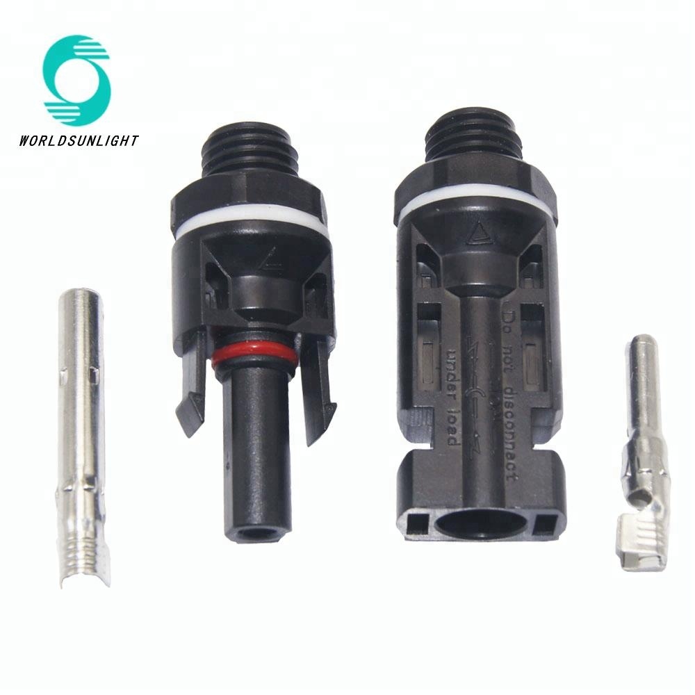 CE TUV Waterproof IP67 1000v dc 2.5mm2 ,4mm2 ,6mm2 16A 20A 25A 30A 2.5mm2 mc4 branch connector compatible connector connection