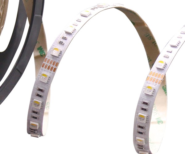 SMD5050 4 in 1 RGB+white led flexible strip lights with 3 years warranty