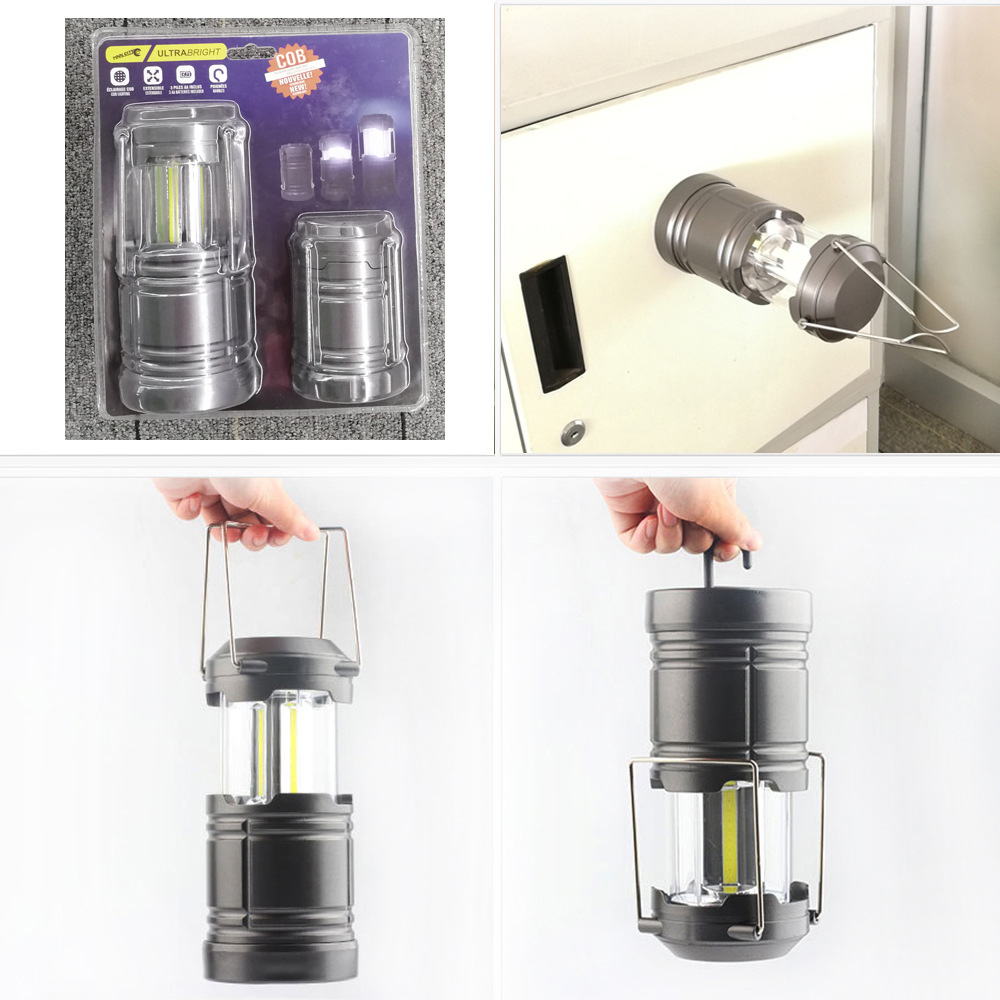 Super Bright LED Camping Lantern 3*AA Battery Lantern Camp Light Outdoor portable Tent Lamp with magnetic and hanging