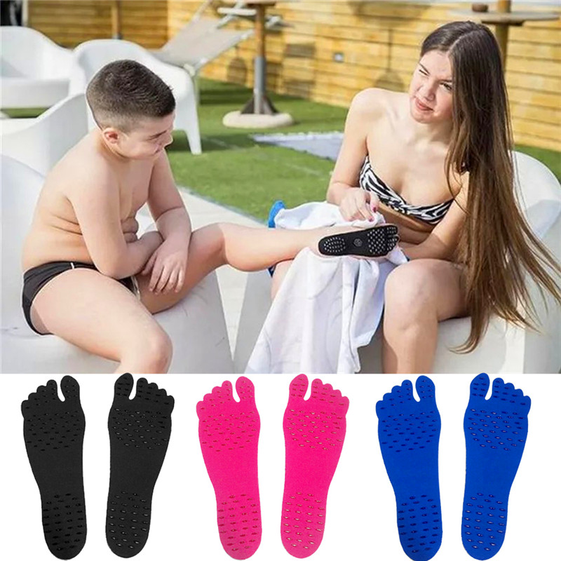 Wholesale Stick-on Soles Adhesive Sticker Feet Pad Beach Outdoor Pool invisible insoles