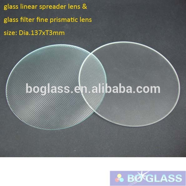 good quality flat cover glass/ small size round glass sheet/ tempered glass for lighting