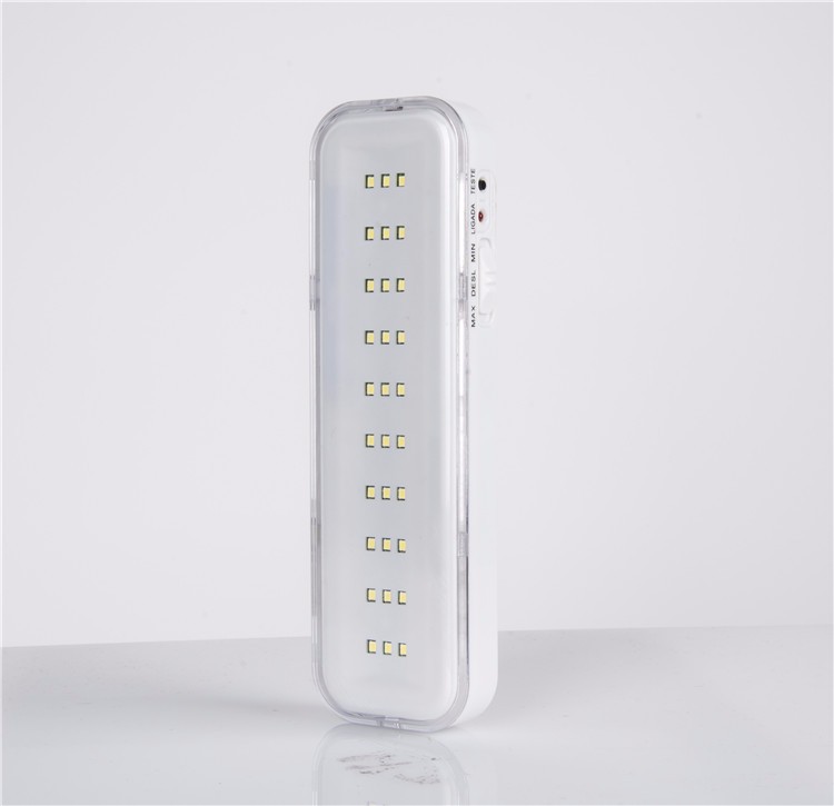 Hot Sale 2 Luminance Ultra Slim Wall Emergency Lighting Fixture, Multi Function Emergency Light Rechargeable