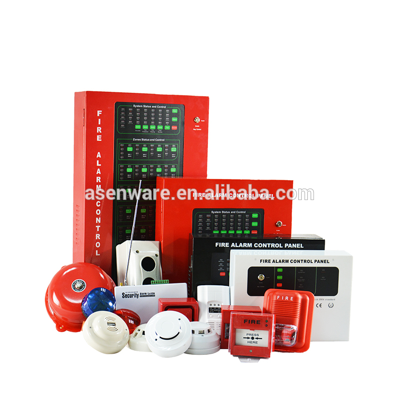 Conventional fire alarm beam smoke detector with detecting range