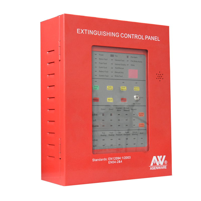 Conventional fire protection system panel for  CO2, IG541, Novec1230 gas system