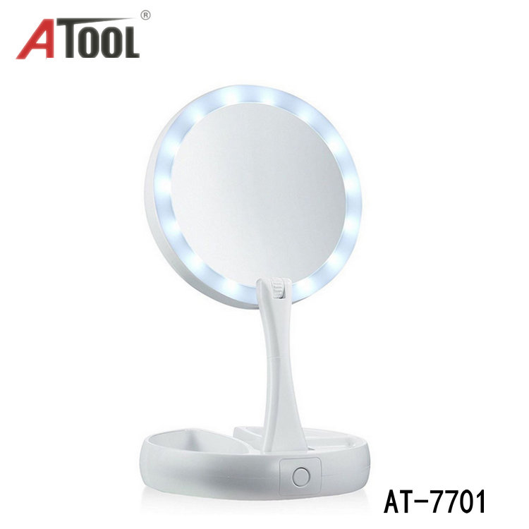 Double Sided LED Lighted Make-up Magnifying Mirror Cosmetie mirror