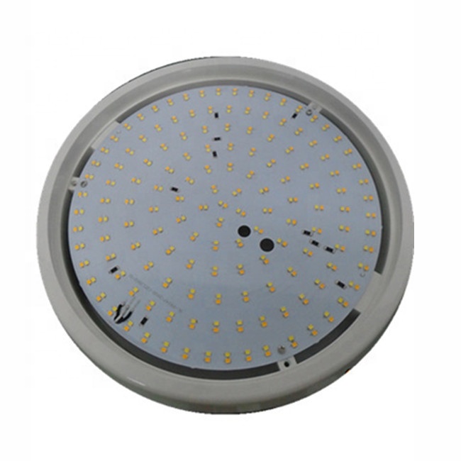 New 20w oyster surface mount led lamp microwave motion sensor 3 hours emergency lighting quick installation fitting
