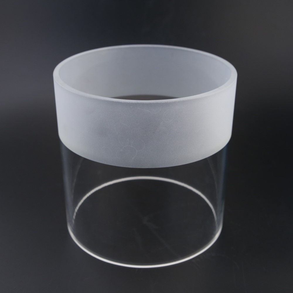 China Factory Direct Sale Customized Frosted Pyrex Glass Tube