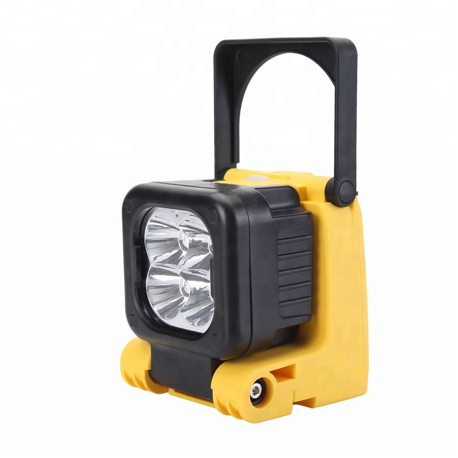 Handheld searchlight cree 12w rechargeable industry work light