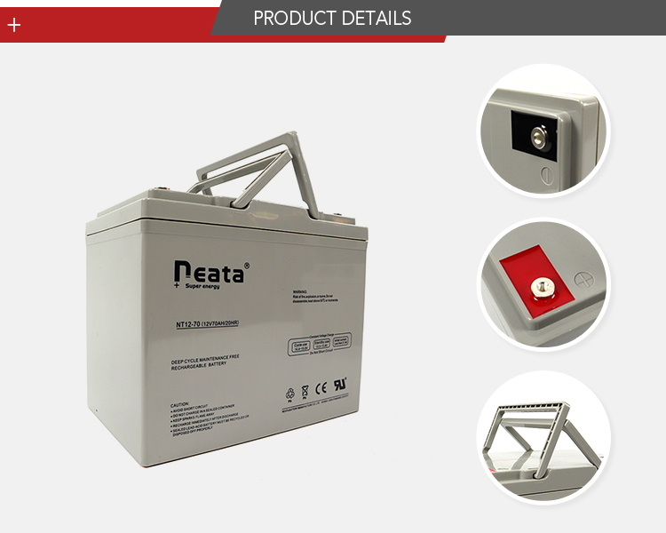 AGM 12V70ah sealed lead acid  battery in solar storage battery