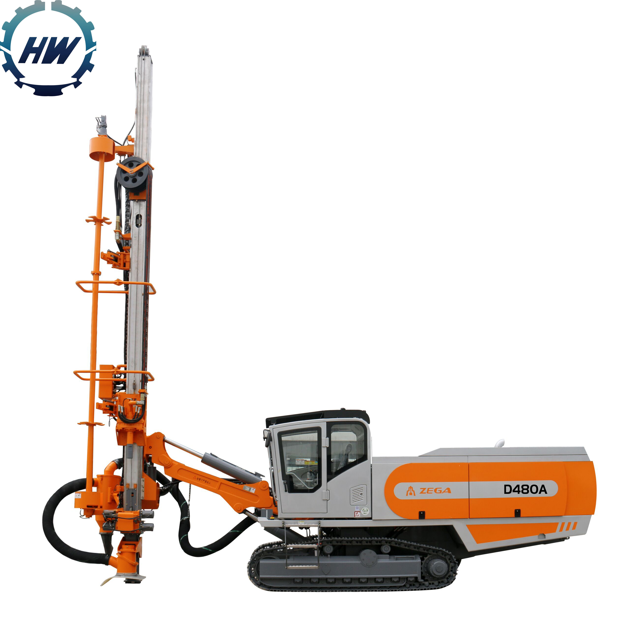 HW-420E/420E-1 Integrated DTH Drill Machine Crawler Rock Drill Rig for Mining Mining Exploration Drilling Rig