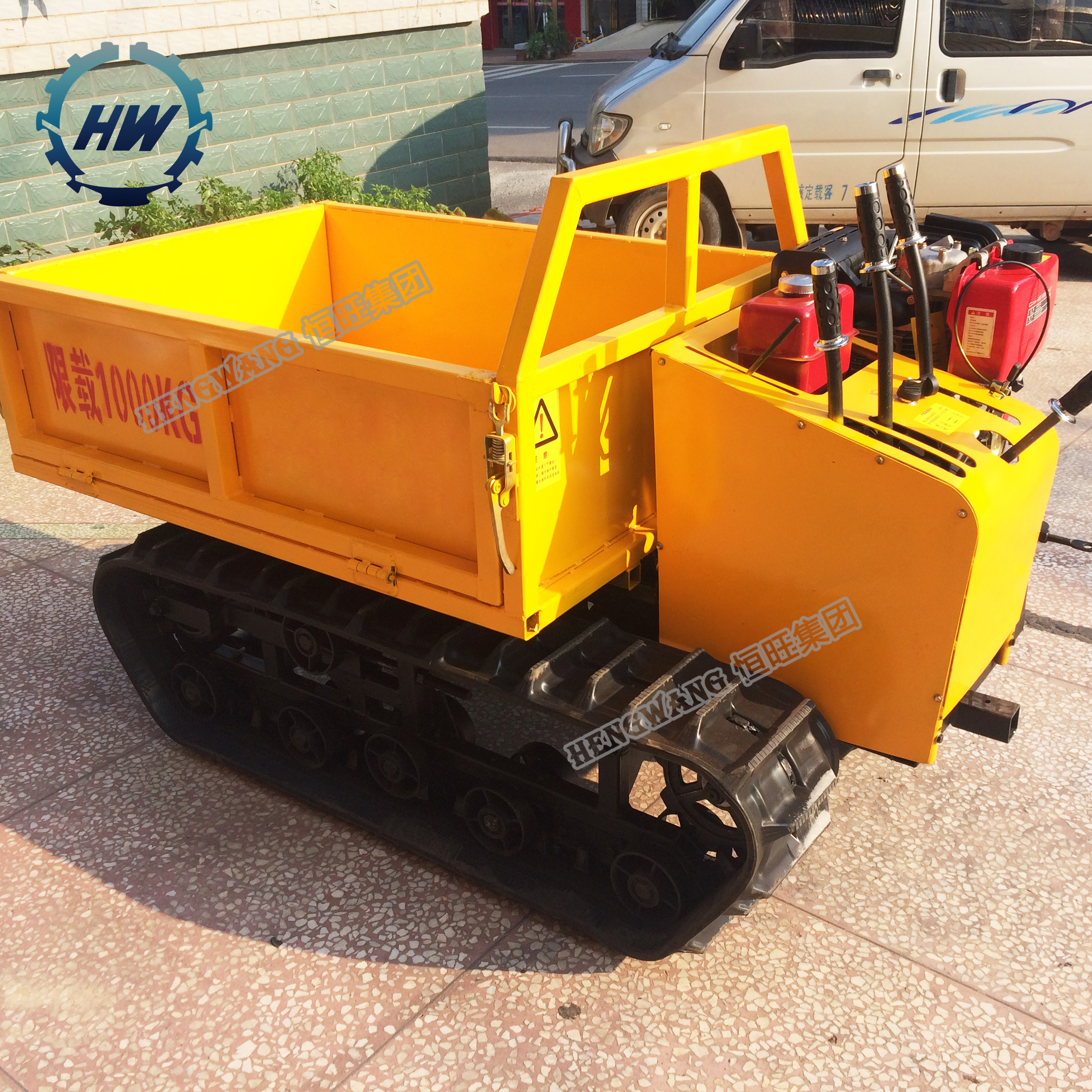 1 Ton ~5 Ton rated load capacity mini crawler dump truck