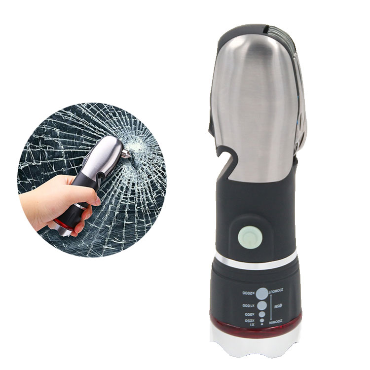 Multi Tool Hand Torch Lamp Emergency Light Portable Battery Powered LED Flashlight For Camping