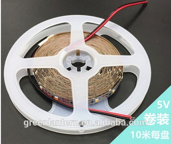 high lumen 60leds per meter 10meter/reel  power bank usb 2835 5v led strip warm white 2700k