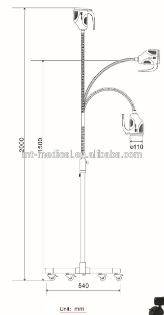 Examination Lights OR/surgical lights 80000Lux led lamp slippers