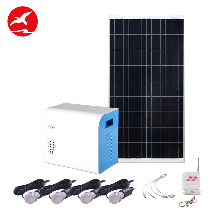 Flyinglighting high quality portable 50w 80w 100w 120w home solar system price list