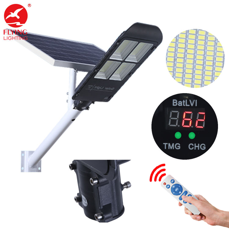 Flyinglighting outdoor waterproof ip65 100w 150w 200w 300w led lamp solar street light price list