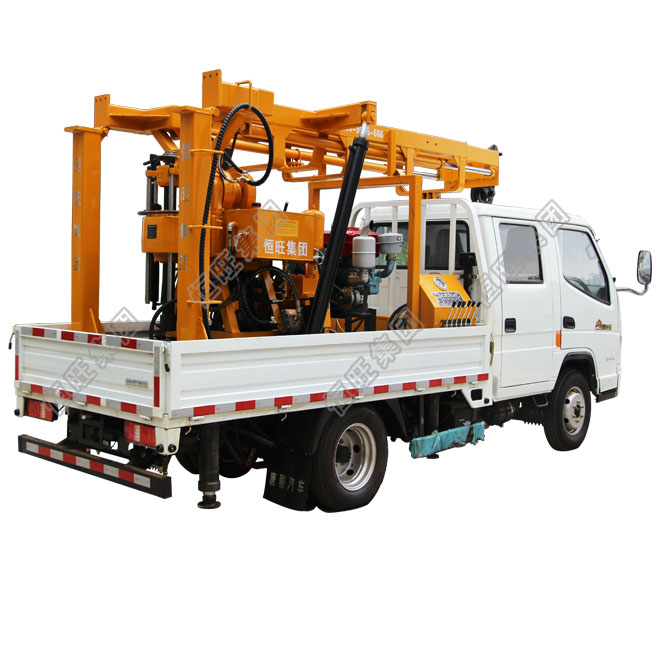HW-230 hydraulic truck load water well drilling rig drilling 400m depth drill machine for sale