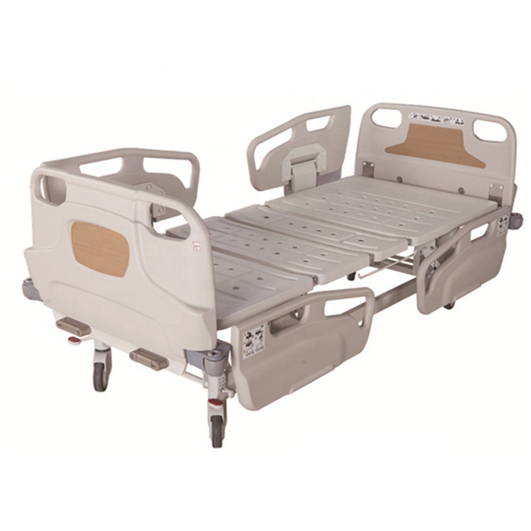 manual hospital bed 1 crank high quality cheap flat hospital bed