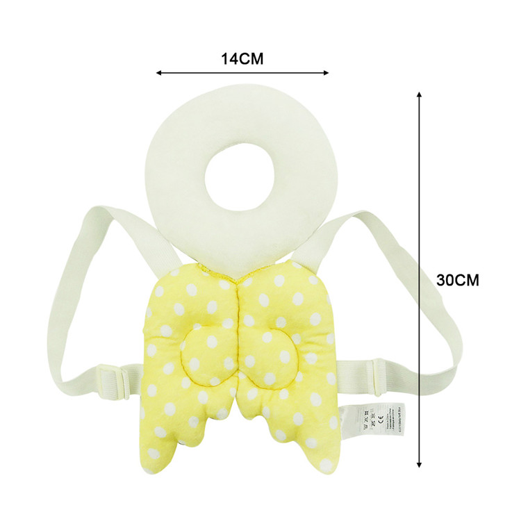 Baby Bedding Backpack Mat Baby Head Protection Pillow Toddler Headrest Pad Neck Protector Wings Nursing Drop Resistance Cushion