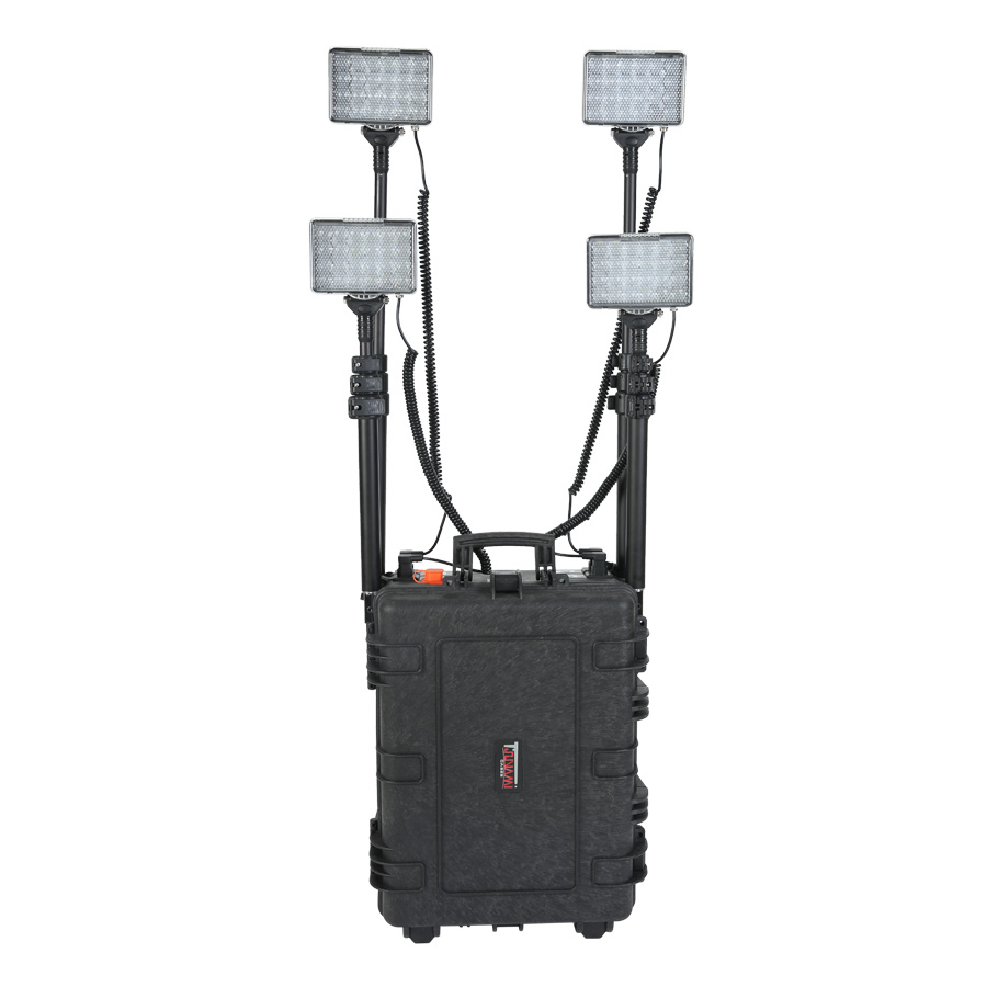 New design RLSF288 Rechargeable Scene Light System with stand portable light tower