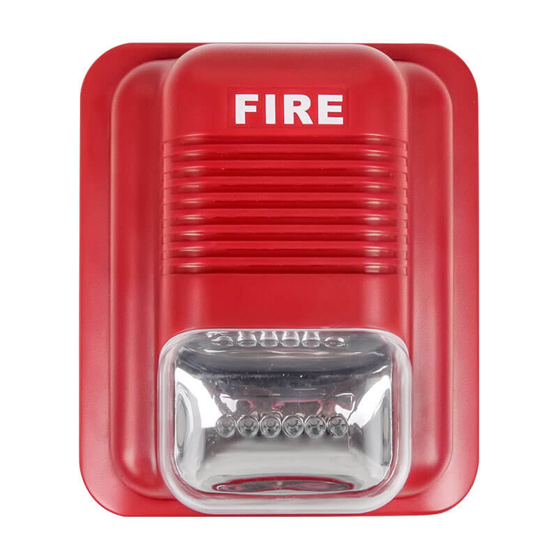 fire alarm emergency fire sirene 12v dc strobe light siren