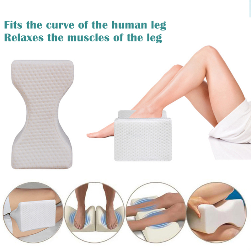 Hot Sale Memory Foam Knee Wedge Pillow For Sleeping Sciatica Back Hip Joint Pain Relief Contour Leg Pad Support Cushion