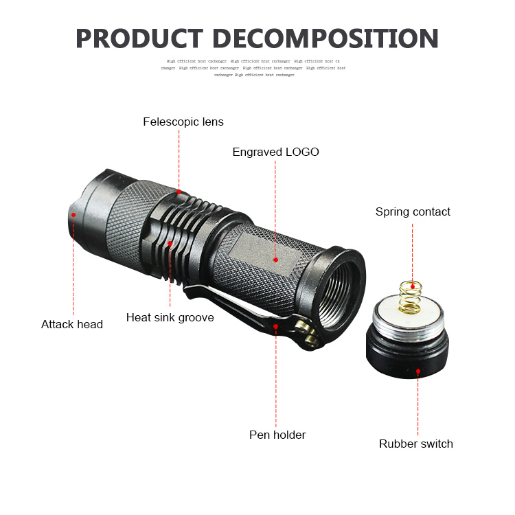 Super Bright Led Flashlight  XPE  Rechargeable Led Flashlight Torch