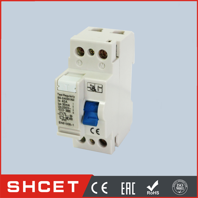 HOT CE EAC F362 F364 2P 4P residual current circuit breaker 10ma rccb rcd 30ma 100ma 300ma price