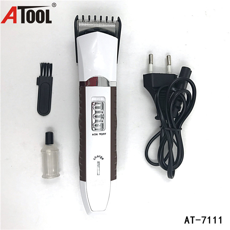 AT-7111 Mini Rechargeable Electric Hair trimmer professional clipper