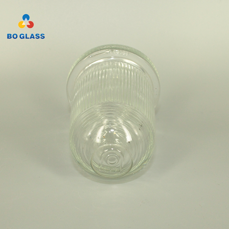 Wholesale Customized Stained Lamp Shade Half Round Mini Clear Borosilicate Pyrex Glass Dome