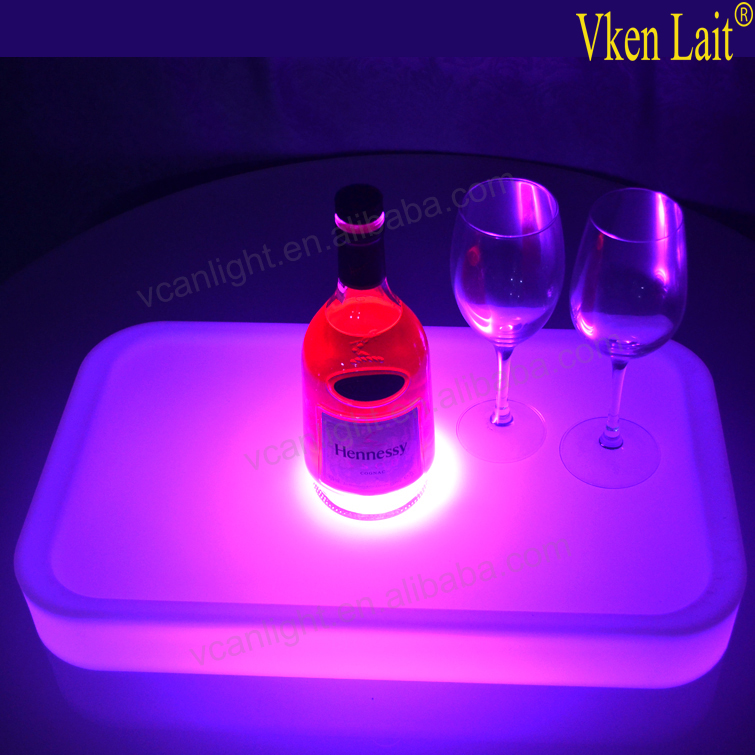 Best quality Plastic electric Light up serving tray