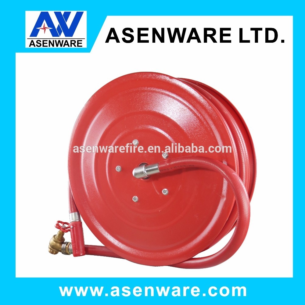 Hot sales 30m fire protection equipment fire hose reel with cover