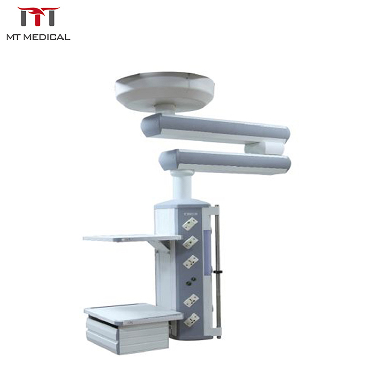 Hospital Double Arm ceiling gas pendant for ICU room and operation room