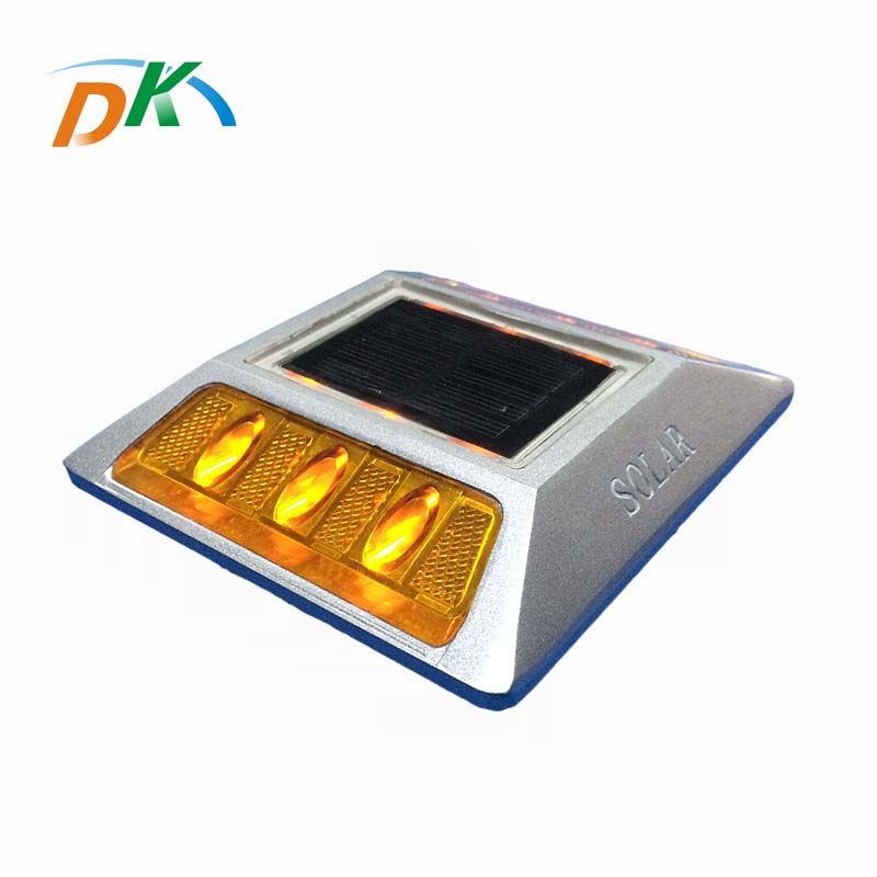 DK LED aluminum reflective cat eyes solar led road stud flashing light