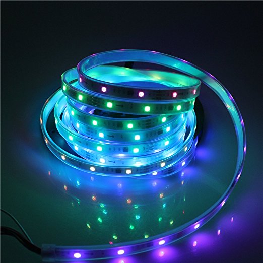 5050 SMD RGB 30LED/M Strip Light WS2811 IC Chasing Magic Dream Color Lights