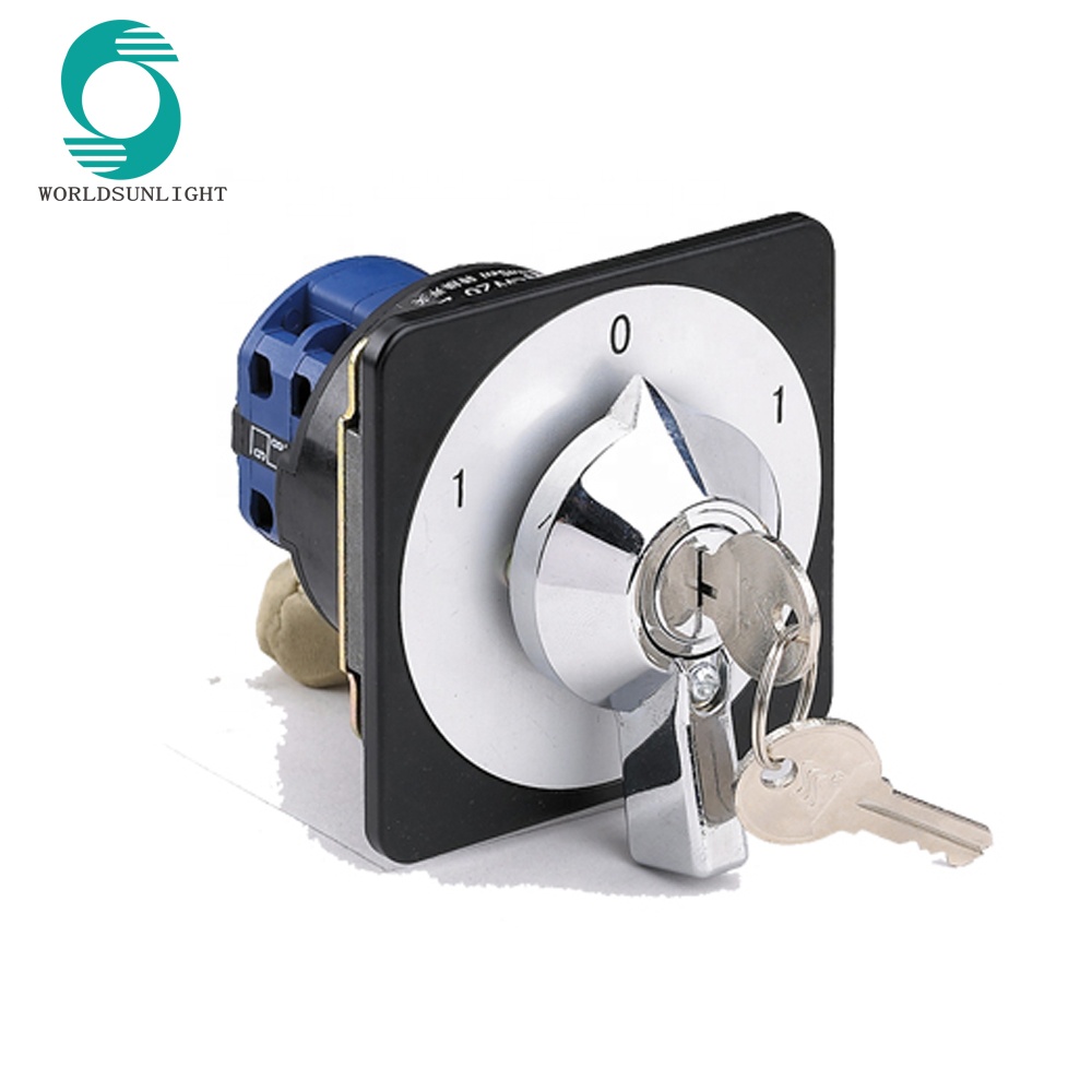 Factory supply LW26-63 63A LS type key-locking 2 pole rotary switch