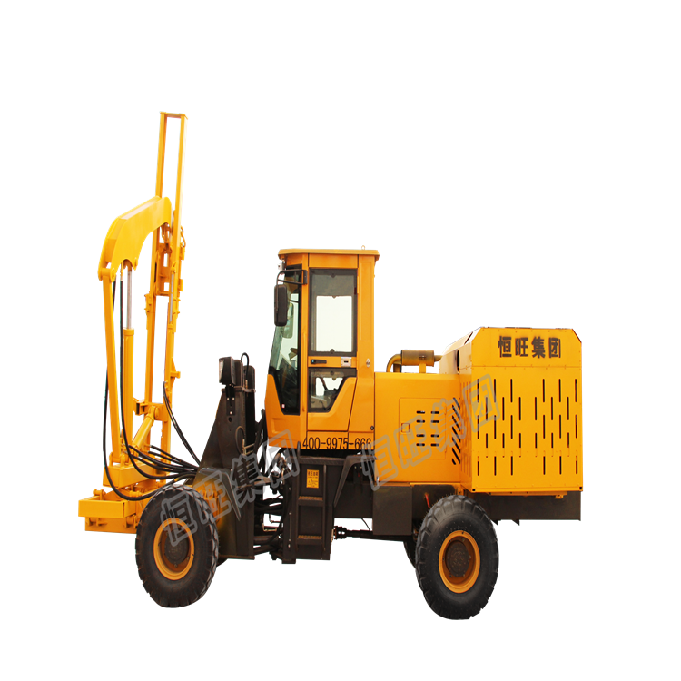 hydraulic pile drilling machine for solar plant , pole drilling machine