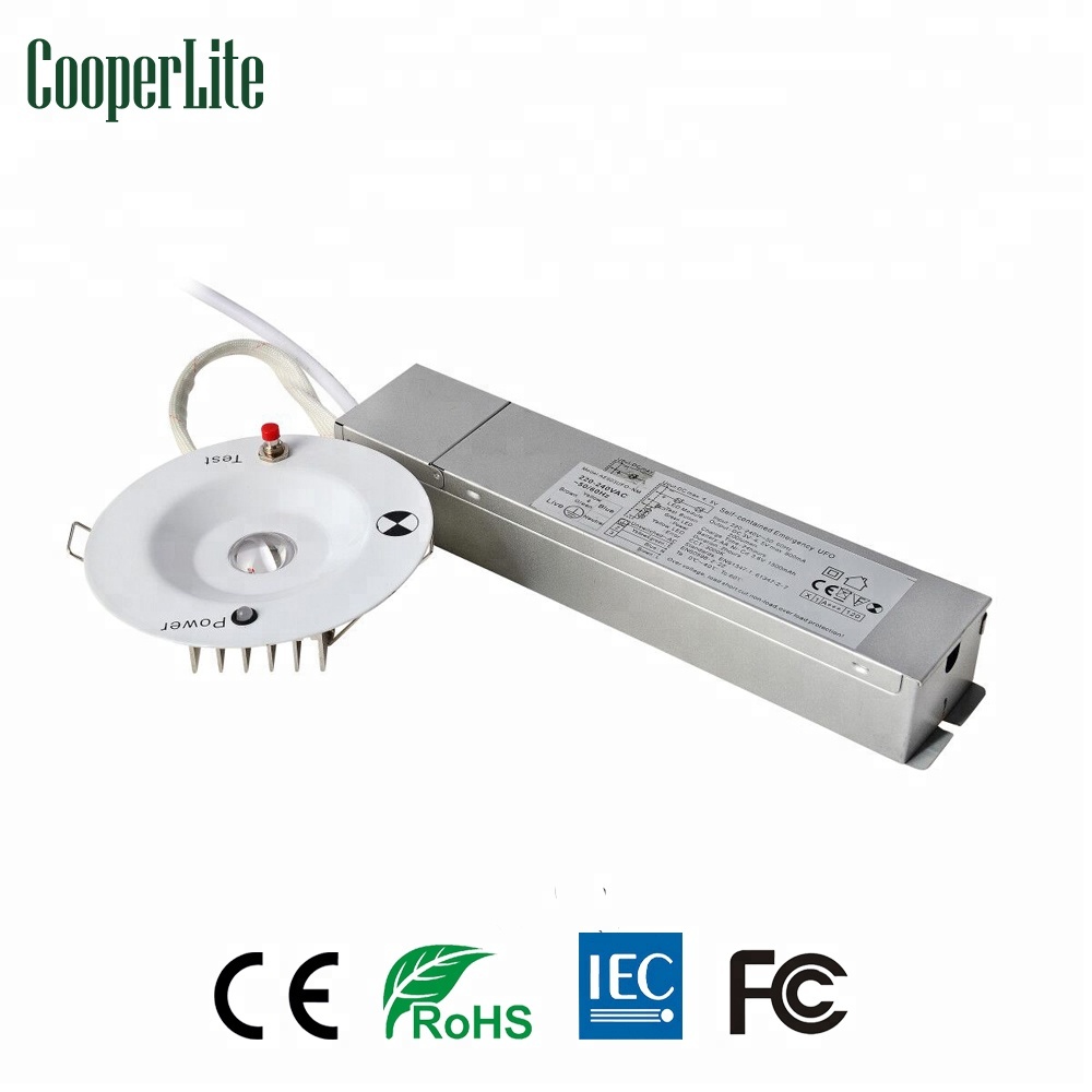 CooperLite LED Rechargeable Battery Backup Emergency Down Light for emergency