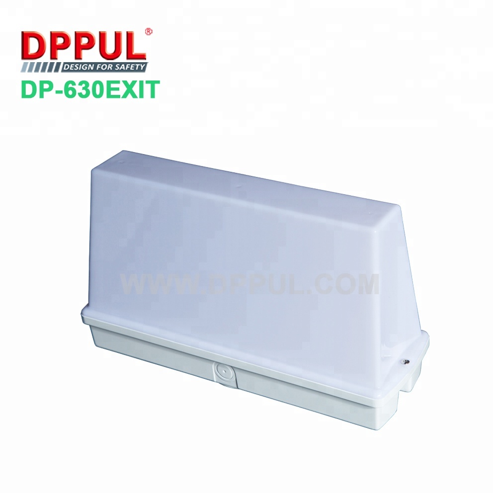 Exit Lightbox emergency 3 hours with IP65LED Lamp