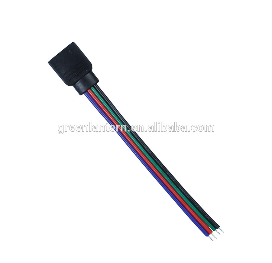 RGB 4 pin led Connector cable for RGB LED Strip Light