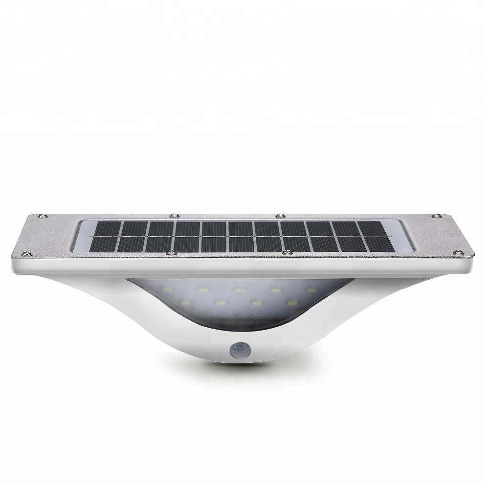 IP65 led emergency solar sensor wall light outdoor
