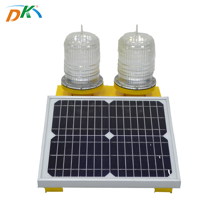 DK LED waterproof solar panel medium aircraft building aviation obstruction warning light